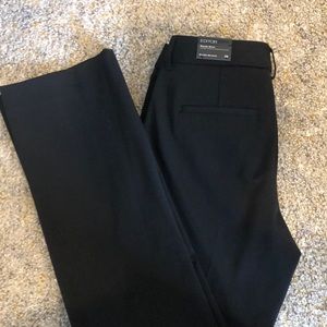 Express editor black dress pants 2S